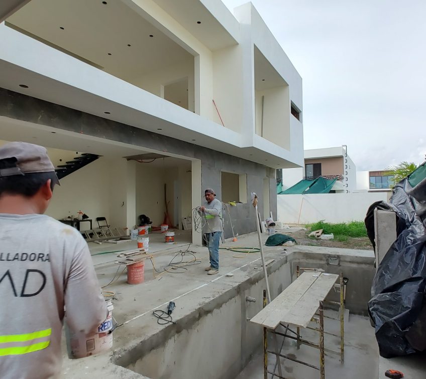 CASA FLAMINGO EN CONSTRUCCION